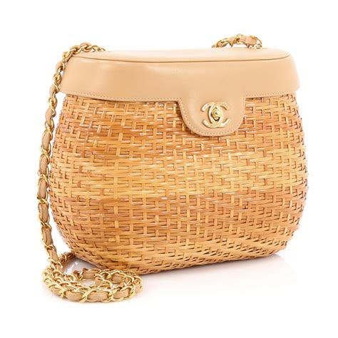 chanel wicker bag - chanel basket bag.